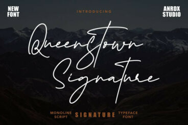 Queenstown Signature Font