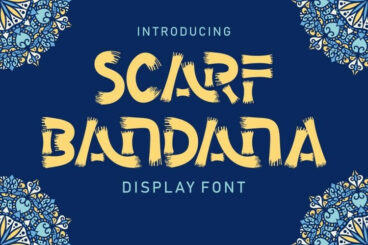 Scarf Bandana Font