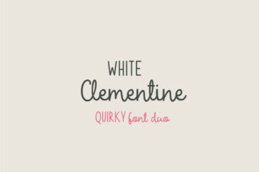 White Clementine Font