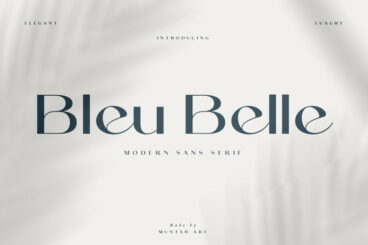 Bleu Belle Font