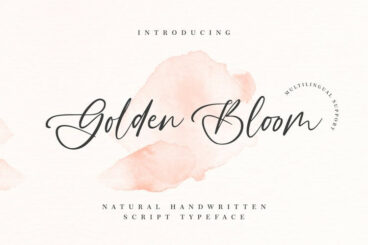 Golden Bloom Font