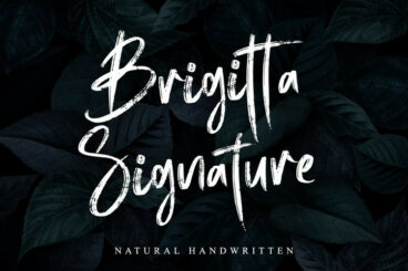 Brigitta Signature Font