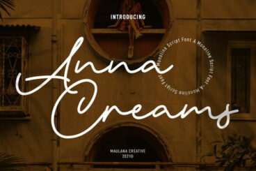 Anna Creams Font