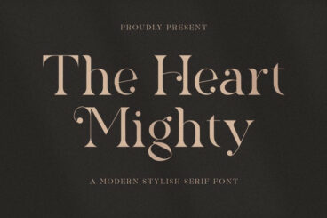 The Heart Mighty Font