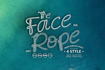 Face Rope Font