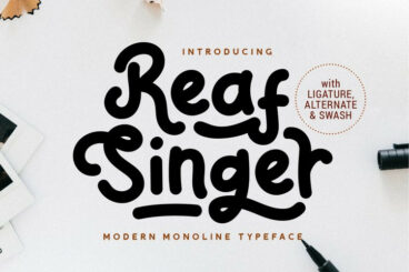 Reaf Singer Font
