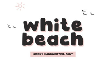 White Beach Font