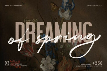 Dreaming of Spring Font