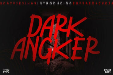 Dark Angker Font