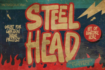 Steel Head Font