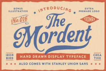 The Mordent Trio Font