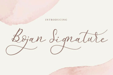 Bojan Signature Font