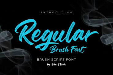 Regular Brush Font