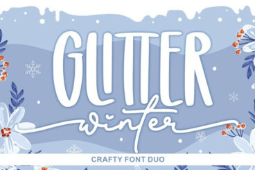 Glitter Winter Font