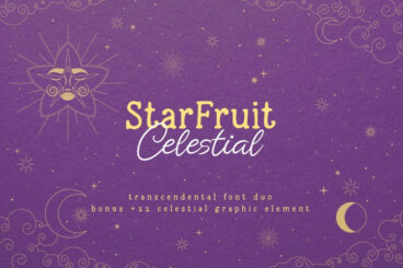 Starfruit Celestial Duo Font