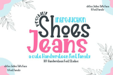 Shoes Jeans Font