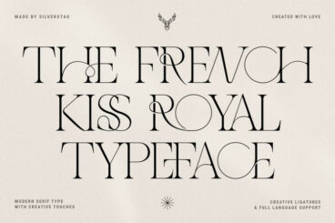 The French Kiss Royal Typeface