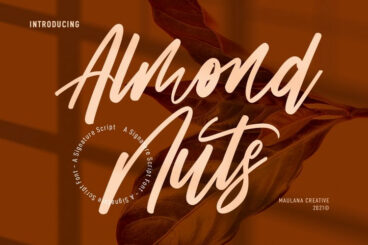 Almond Nuts Font