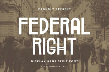 Federal Right Font