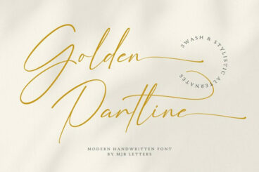 Golden Partline Font