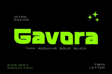 Gavora Font