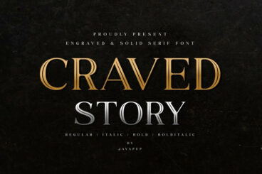 Craved Story Font