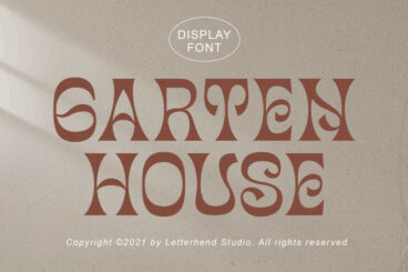 Garten House Font