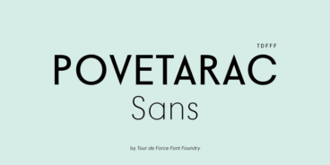 Povetarac Sans Font