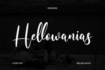 Hellowanias Font