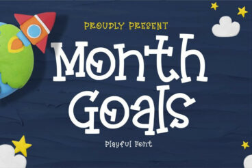Monthly Goals Font