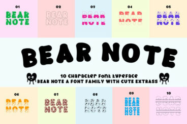 Bear Note Font