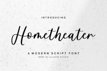 Hometheater Font