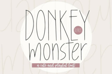 Donkey Monster Font