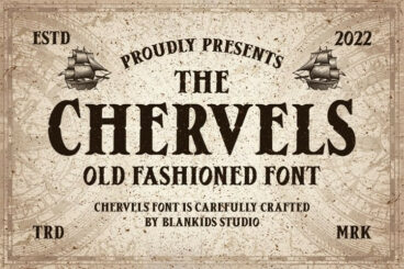 Chervels An Old Fashioned Font