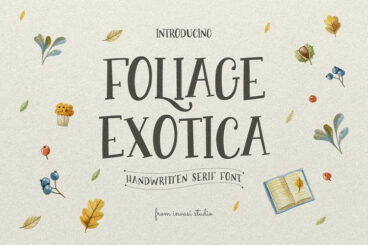 Foliage Exotica Font