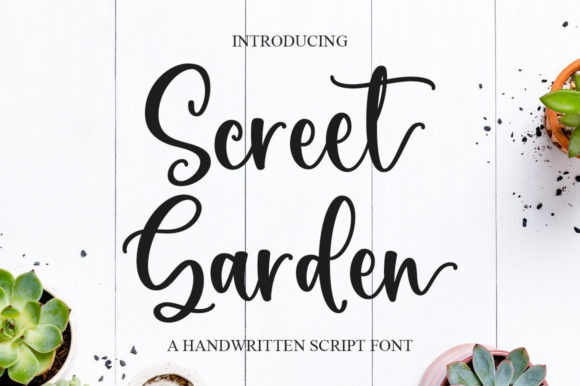 Screet Garden Font - Free Font