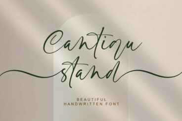 Cantiqu Stand Font