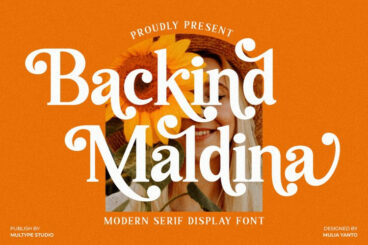 Backind Maldina Font