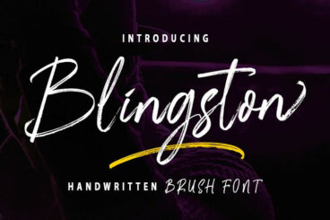 Blingston Font