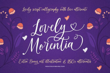 Lovely Morentia Font