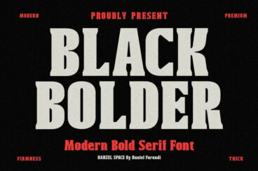 Black Bolder Font