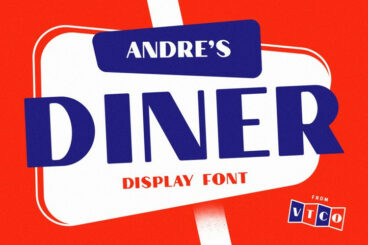 Andre s Diner Display Font
