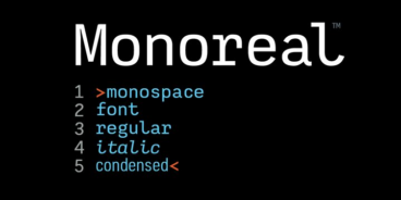 Monoreal Font Family