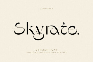 Skyrate Font