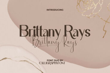 Brittany Rays Duo Font