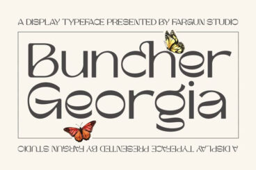 Buncher Georgia Font