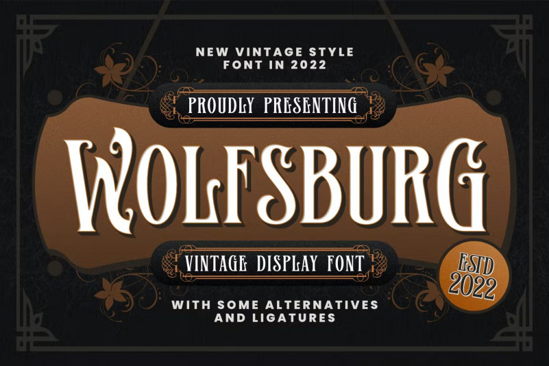 Wolfsburg Font - Free Font
