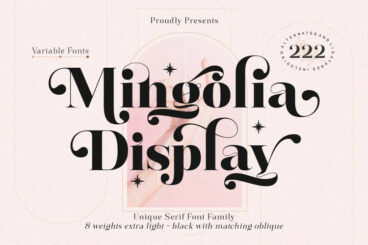 Mingolia Display Font