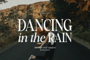 Dancing in the Rain Font