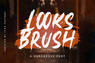 Looks Brush Font